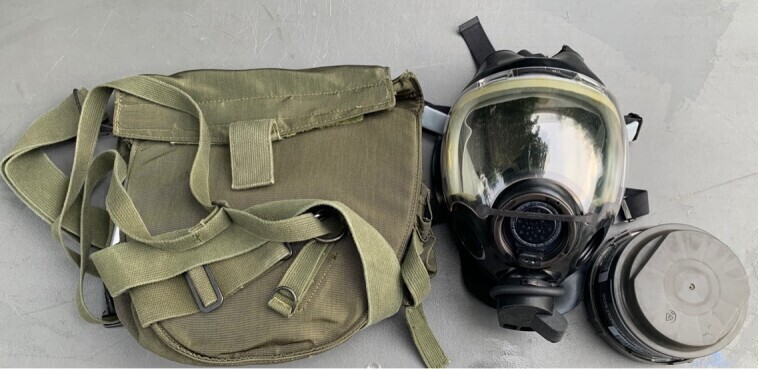 海軍実物 MCU-2/P US NAVY ガスマスク M ケミカル／ガスマスク