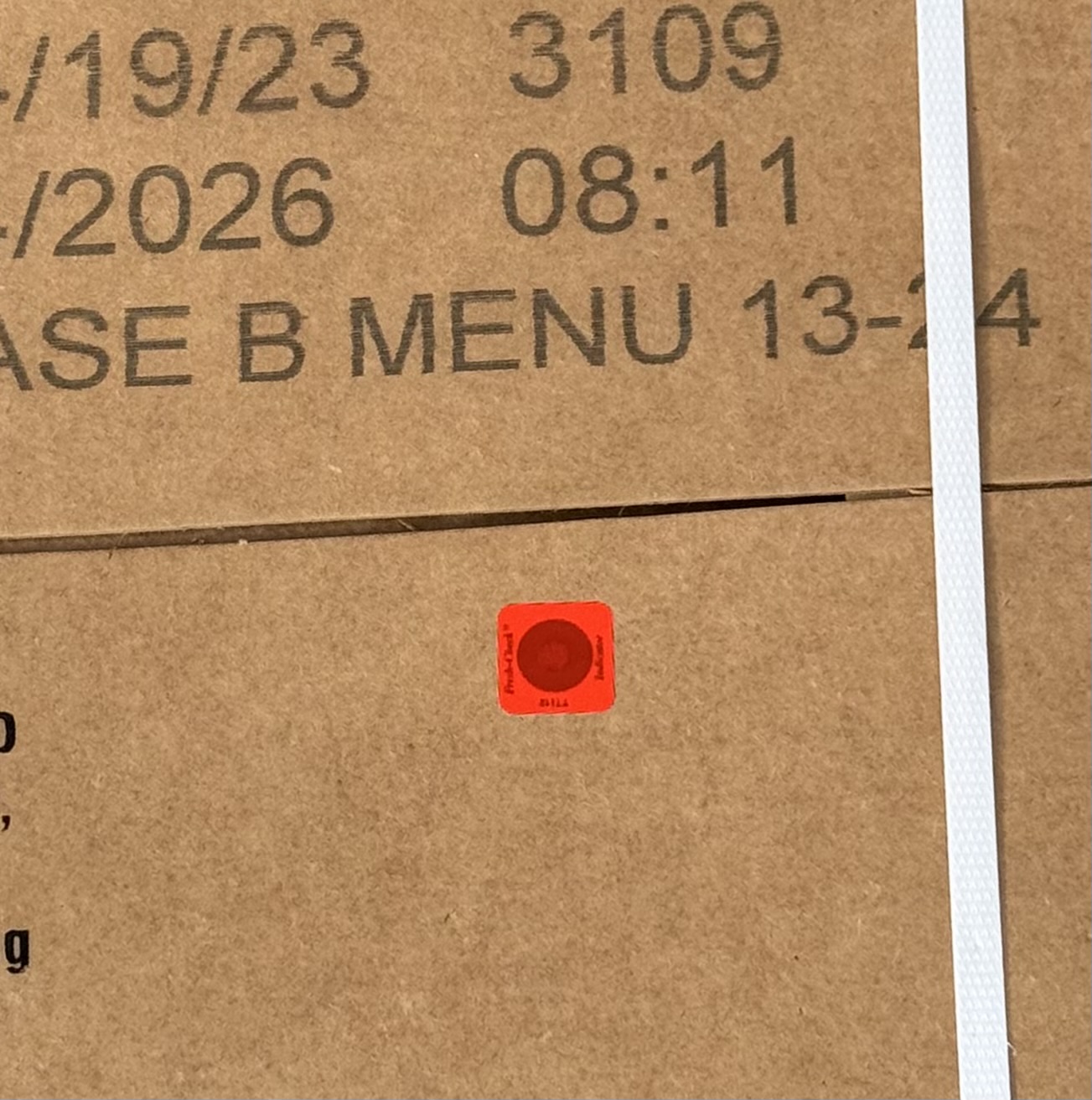 米軍実物 2026年4月検【アメリカル】MREレーション非常食/戦闘食 MENU