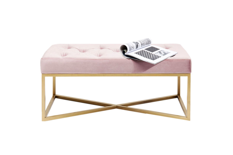 クロスオーバーローズブラス90x40cm ベンチ - ベンチの通販 ｜リビング