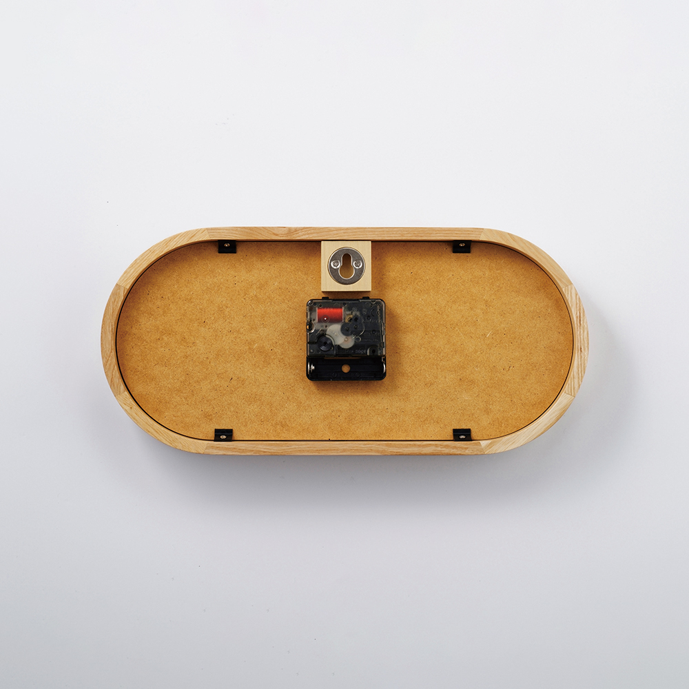 Curva（クルヴァ）ウォールクロック（ナチュラル） - 時計の通販