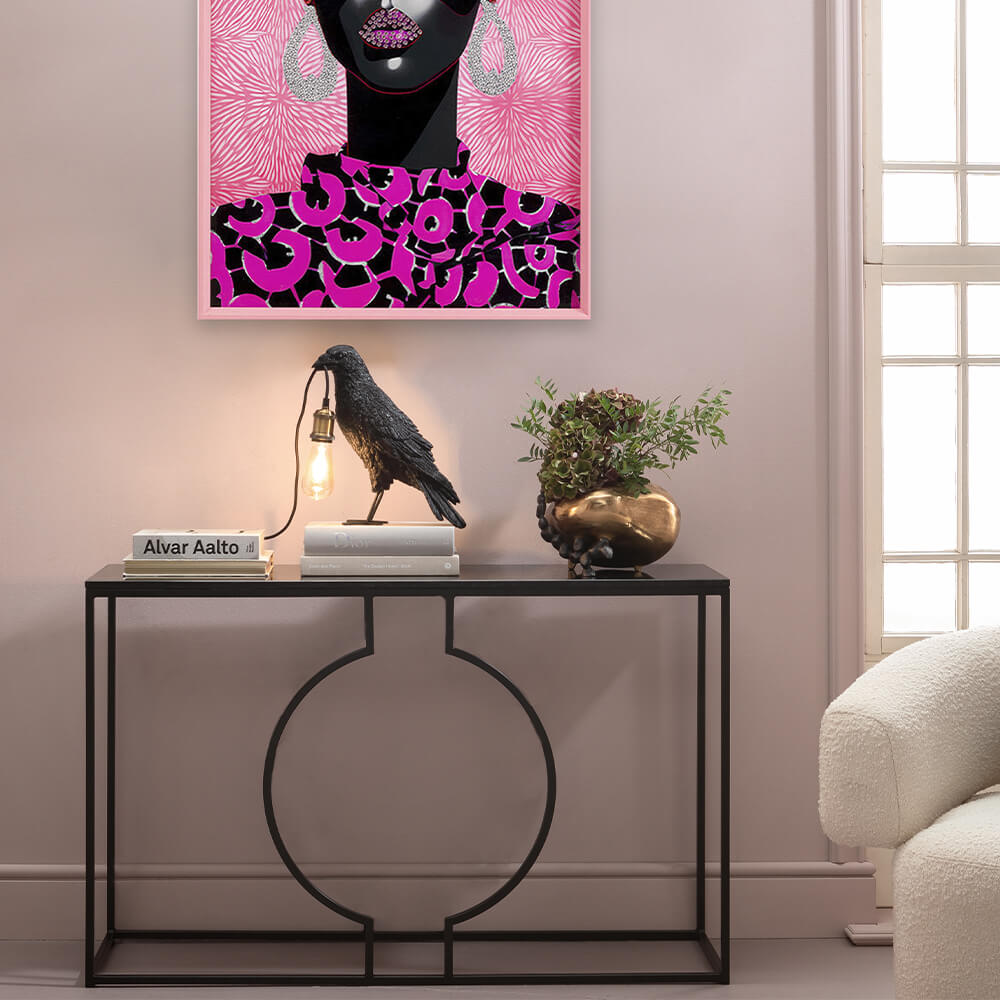 マイアミ ロフト ブラック コンソール - デスク・机・デスクワゴンの