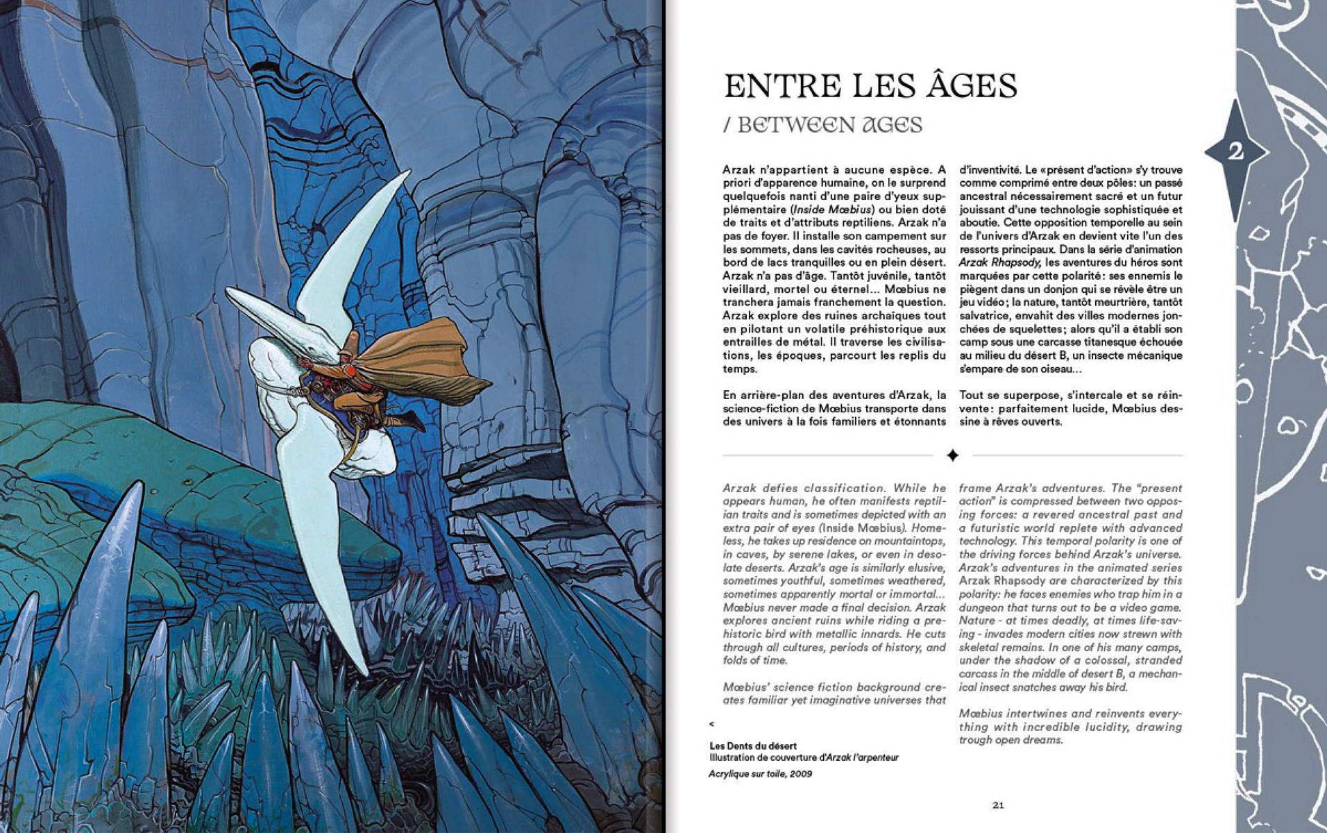 Moebius - Arzak artbook - Moebius little Panthéon