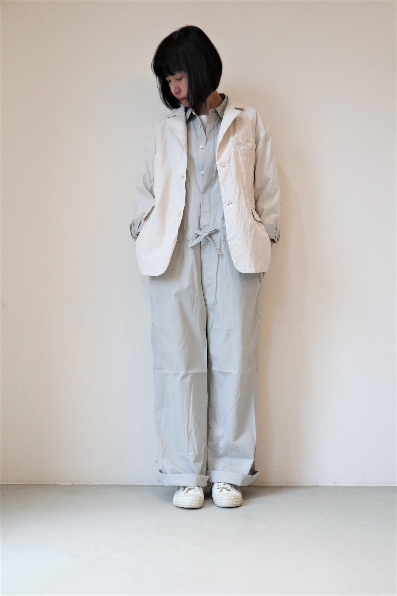 TOUJOURS取扱店 トゥジュ―取扱店 TOUJOURS/ Loose Fit String All-in