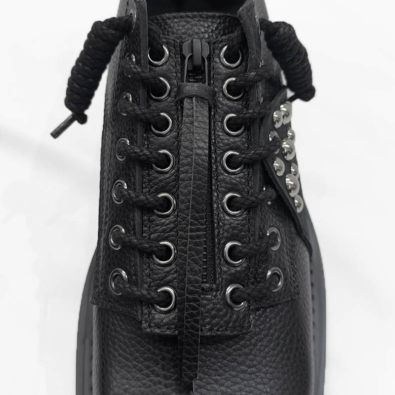 DAIRIKU [ Studs Fireman Boots ] Black | ロイド・エフダブリュー