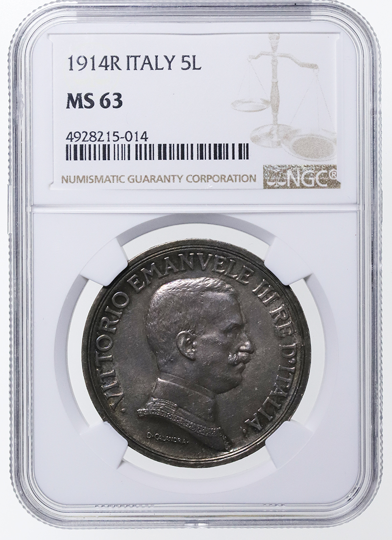 イタリア 1914年R ヴィットリオ・エマヌエーレ3世 クァドリガ 5リレ