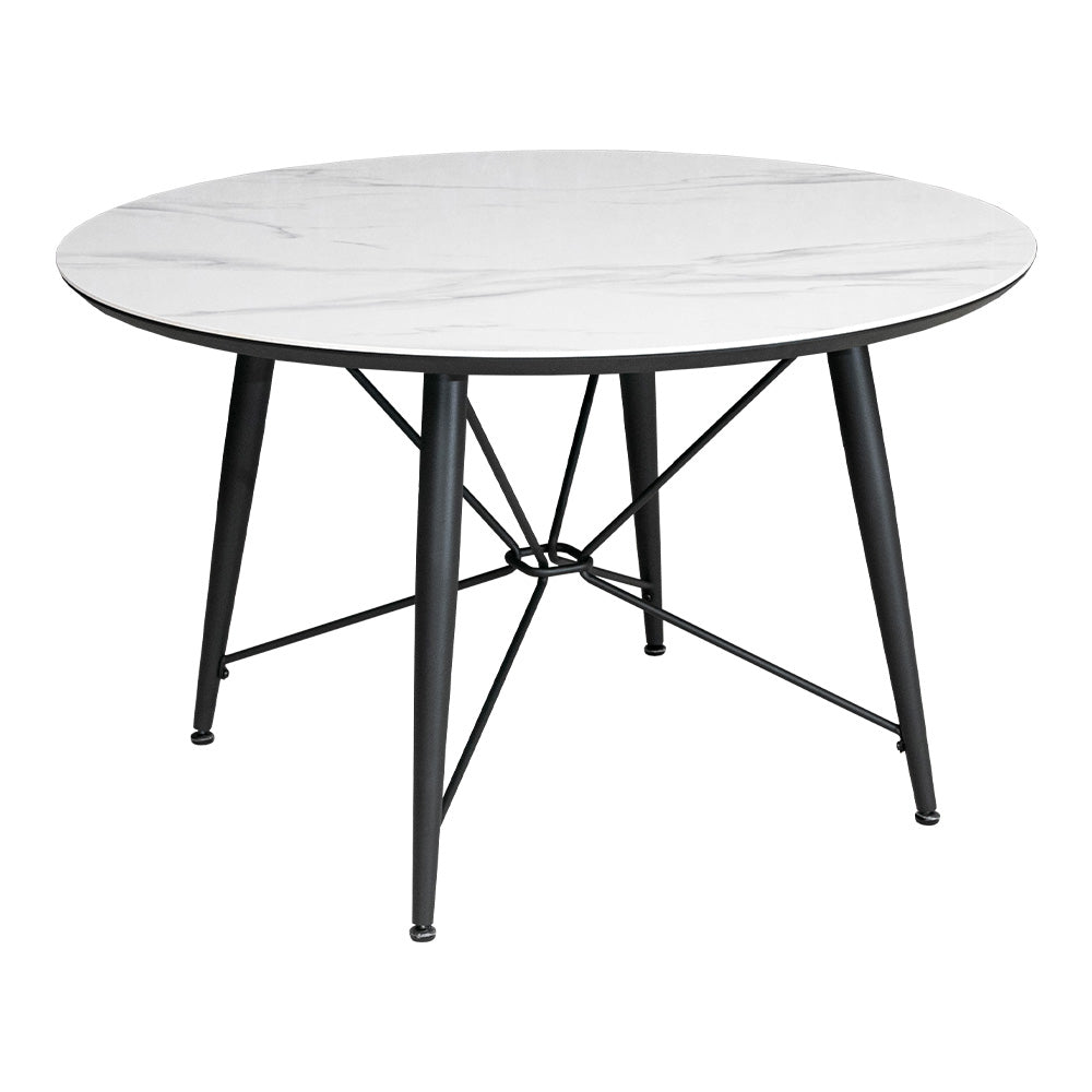 lushroom ダイニングテーブル セラミック 大理石柄 4人掛け ホワイト