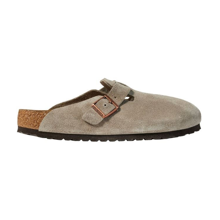 BIRKENSTOCK BOSTON SOFT FOOTBED TAUPE - ADULTS - Lamey Wellehan Shoes