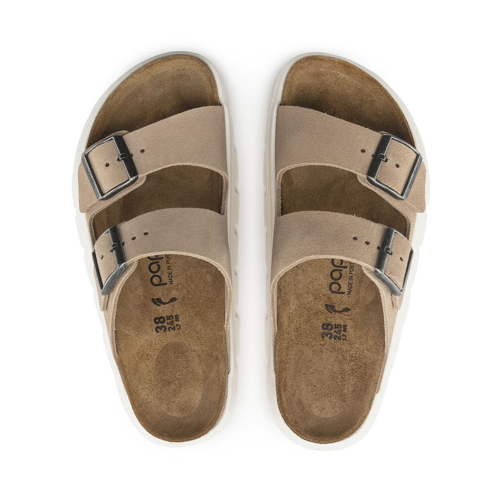 BIRKENSTOCK ARIZONA CHUNKY WARM SAND - WOMENS - Lamey Wellehan Shoes