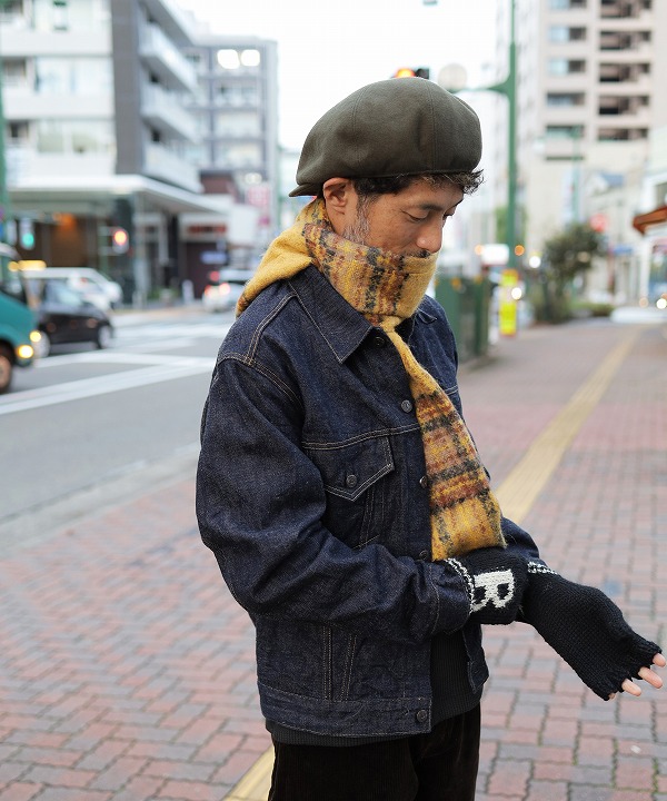 ブラックシープ/BLACK SHEEP Hand Knit Fingerless Glove 