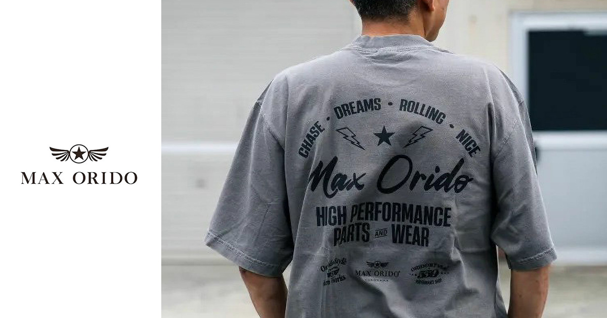 MAX ORIDO | マックス織戸 新商品が入荷いたしました