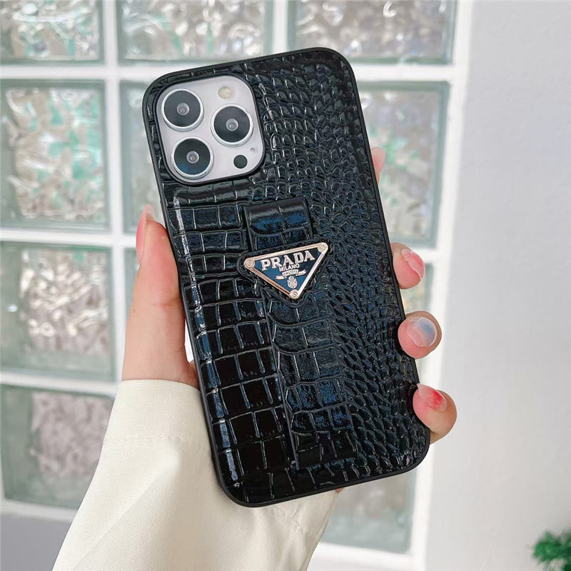 プラダ アイフォンケース 16/15/15pro バンド付き prada風 iphone14