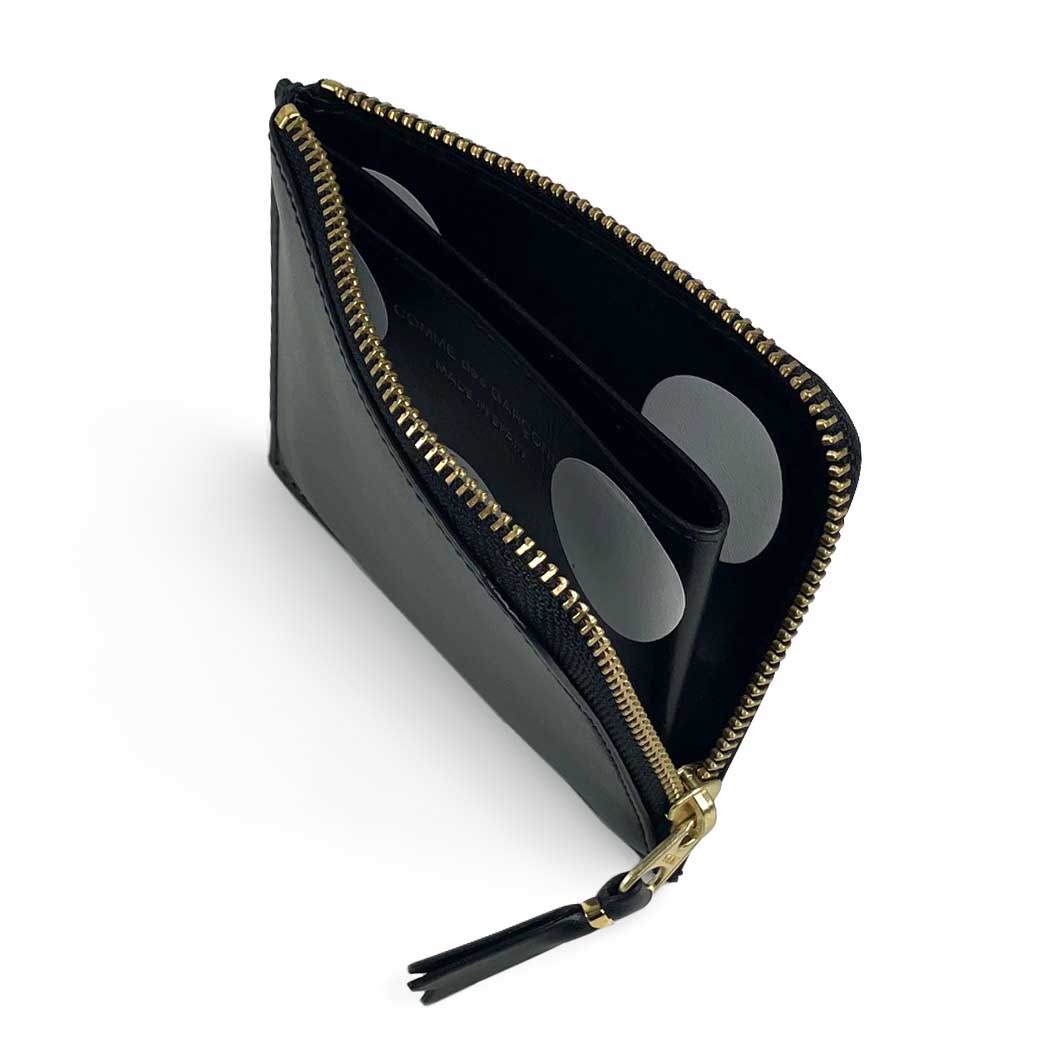 COMME des GARCONS L字型 ZIPウォレット ポルカドット(ポルカドット