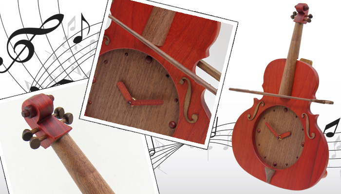 まるでバイオリンを弾いているよう♪天然木でつくられた「 バイオリン