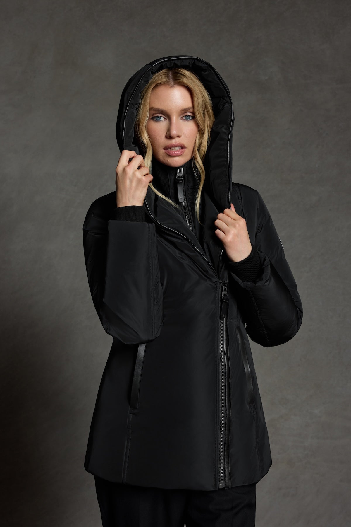 Adali-NFR, Down coat with Signature Mackage Collar for ladies