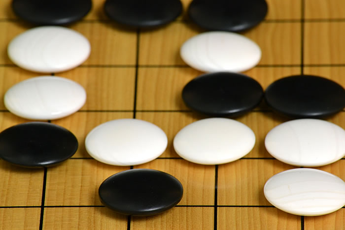 本蛤碁石 実用25号 | 前川榧碁盤店