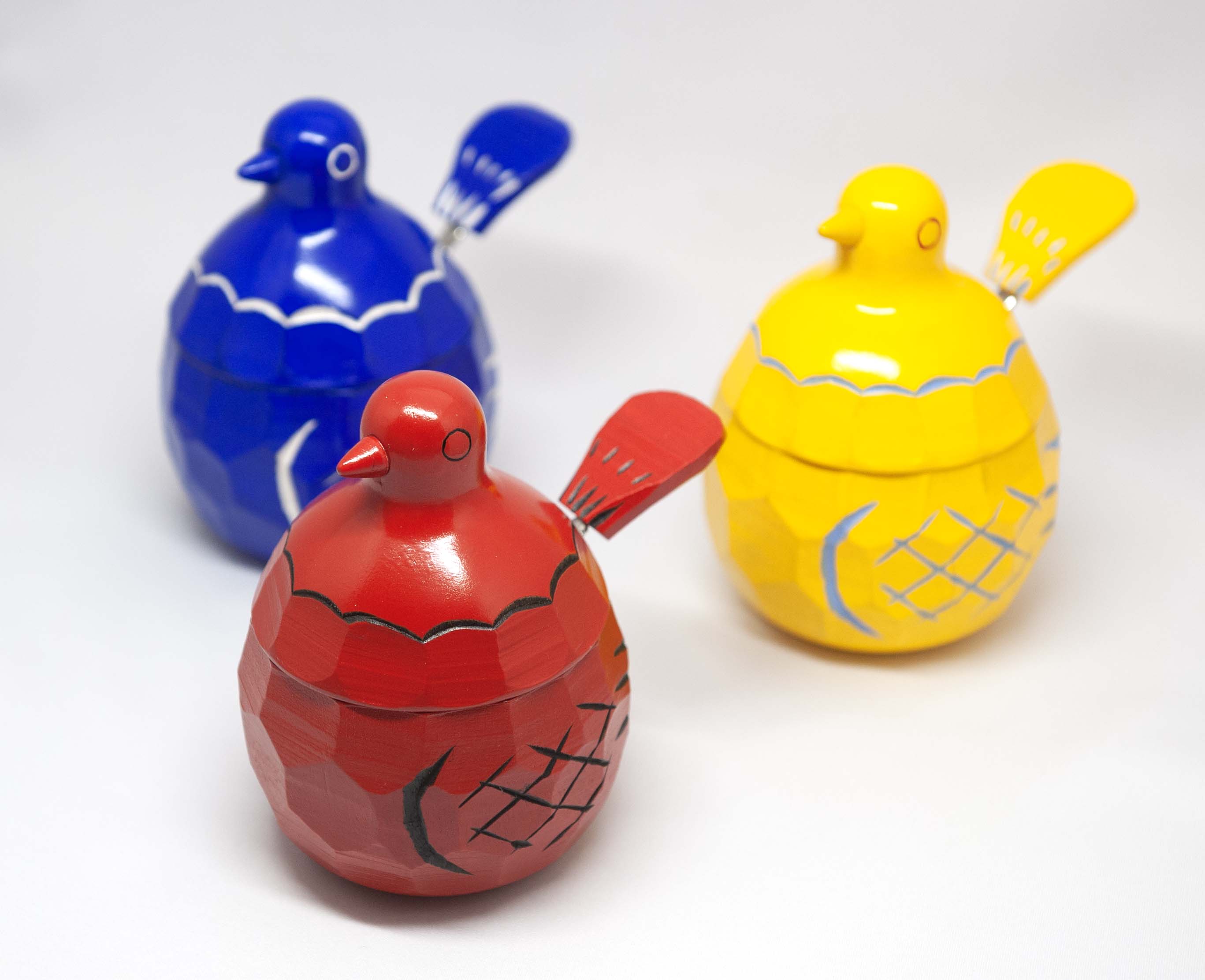 鳩の砂糖壺リニューアル商品について | ギャラリーまきの 信州の木製品