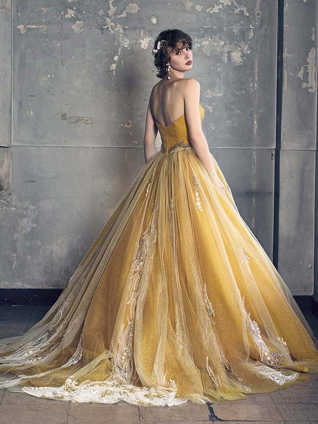 ANT0348 mustard | ウエディングドレス『マリアローザ（MARIAROSA）』