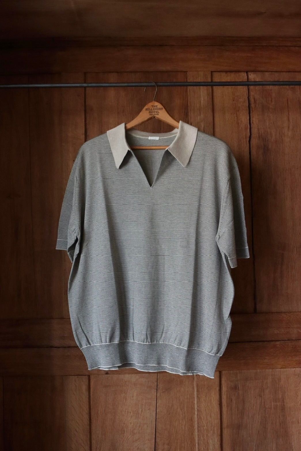 A.PRESSE - アプレッセ24SS High Gauge S/S Striped Skipper (24SAP-03