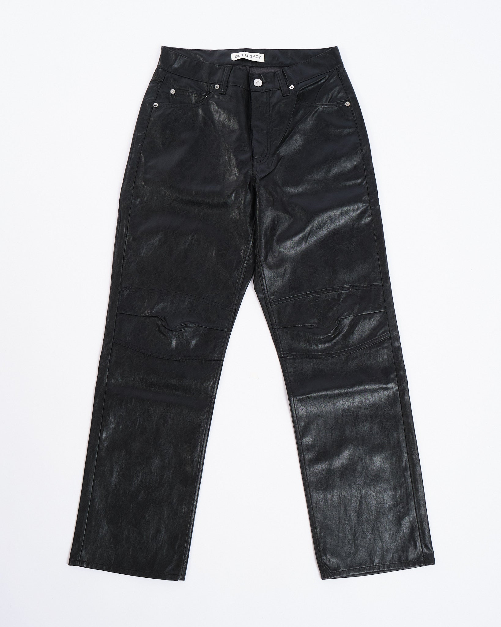 Formal Moto Cut Cageian Black Fake Leather by Our Legacy - Meadow