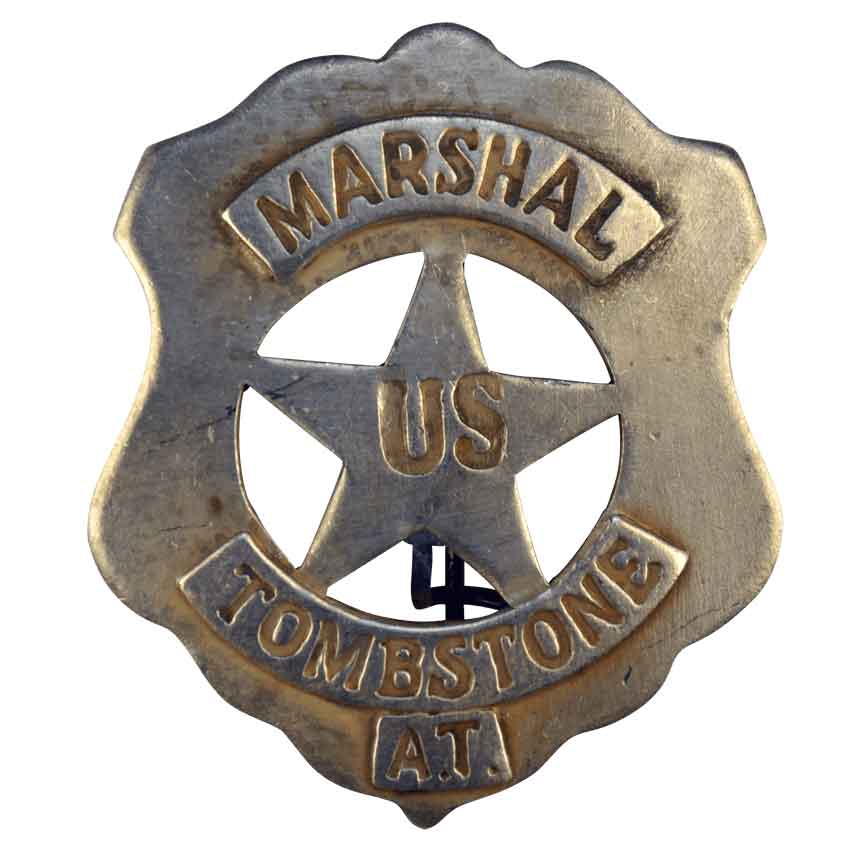 US Marshal at Tombstone AZ Badge - OH3051 - Medieval Collectibles