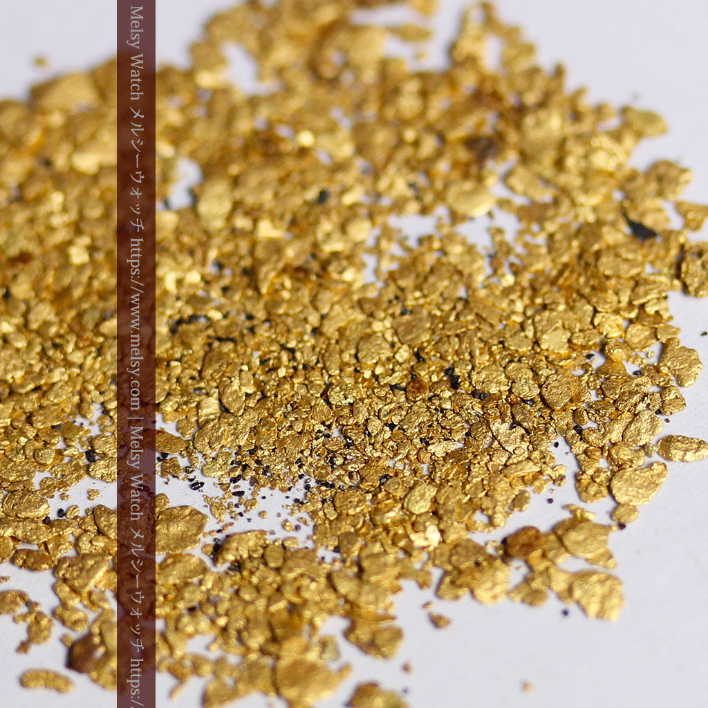 2.33gの小さな砂金・薄片金 ビクトリア州Mitta Mitta産 - 自然金と金塊