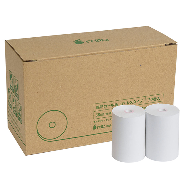 SM-L200シリーズ対応 感熱ロール紙 58×40×8 [コアレス] | リサイクル