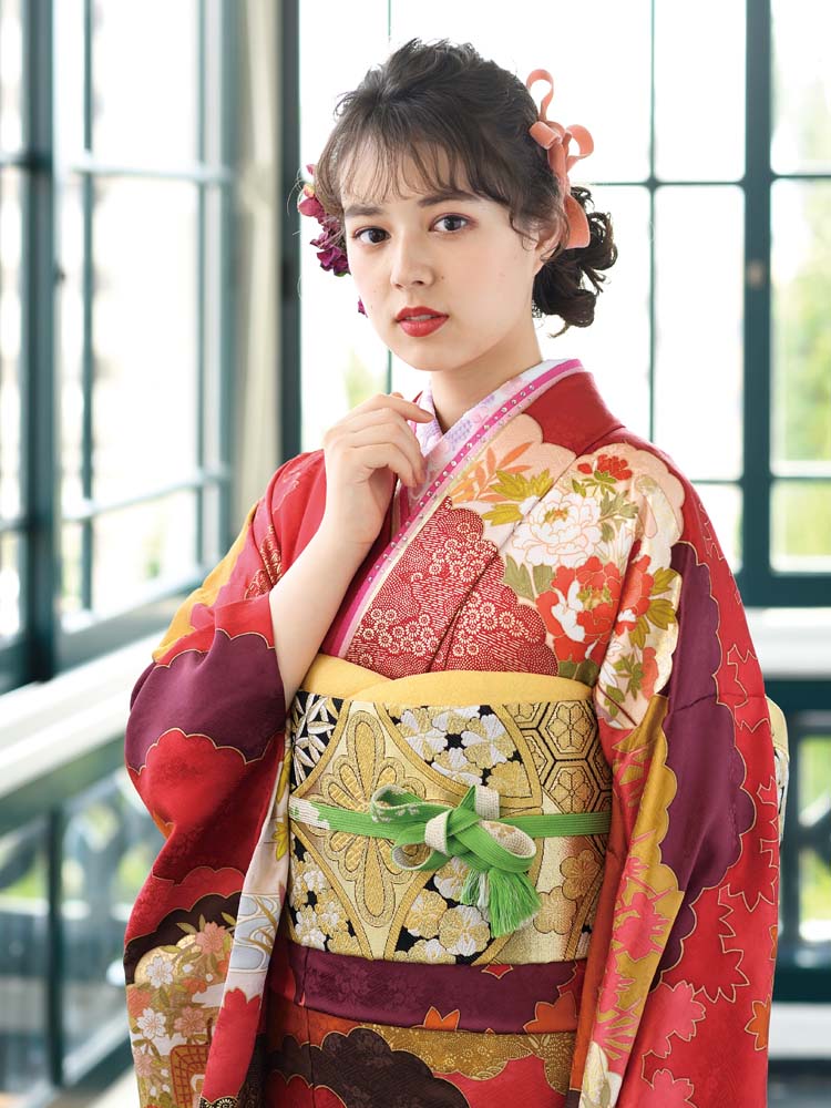 藤井寛 手描き京友禅振袖 | 岐阜で藤井寛の振袖を探すなら三ツ星