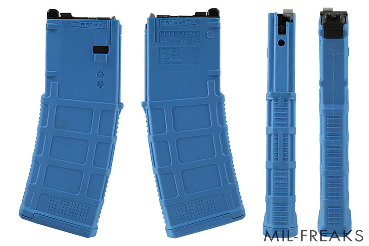 Guns Modify MAGPULタイプ P-MAG Gen3 NATO ブルー トレーニング