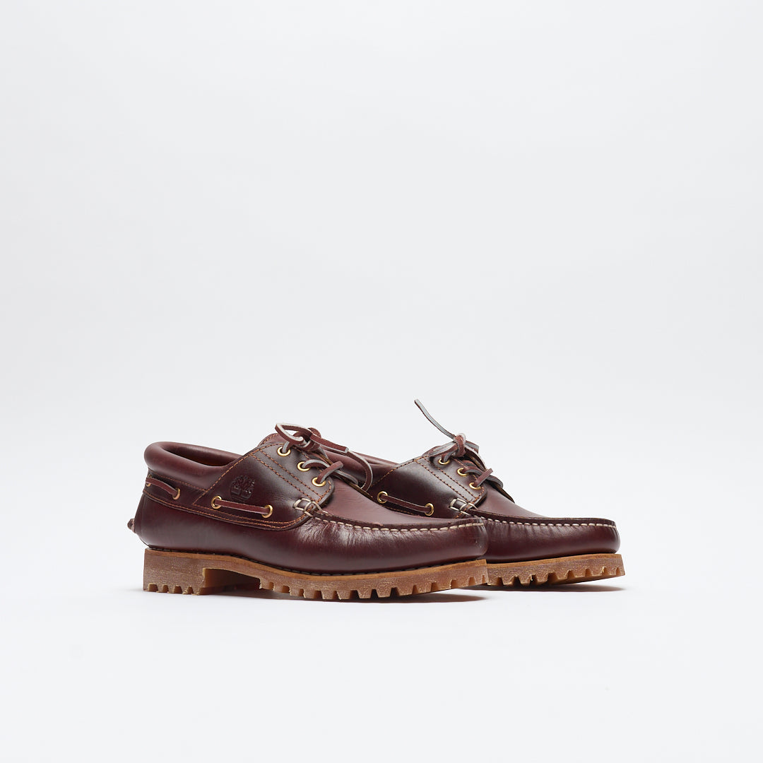 Timberland Authentic 3 Eye Classic Lug Boat Shoe (Burgundy) – MILK