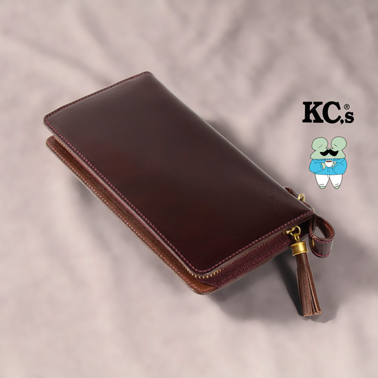 KCs / ケイシイズ コードバン ラウンドジップ ロングウォレット,ブランド,