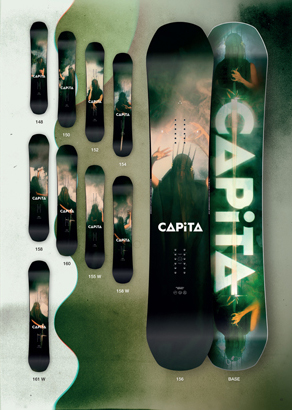 18-19 CAPiTA(ｷｬﾋﾟﾀ)・DOA -DEFENDERS OF AWSOME- [148cm,150cm,152cm