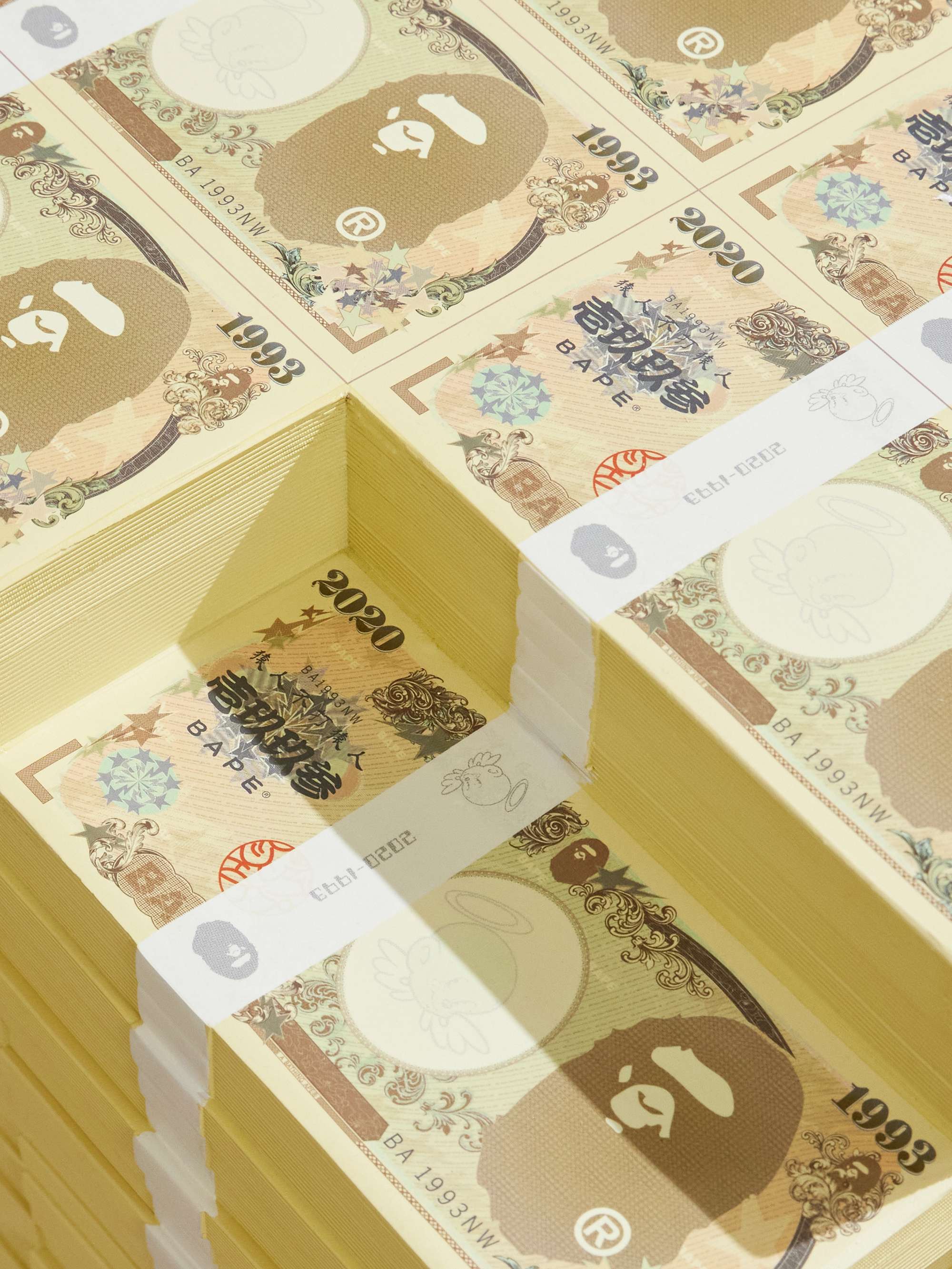 SAINT MXXXXXX + Bape Money Resin Stool for Men | MR PORTER