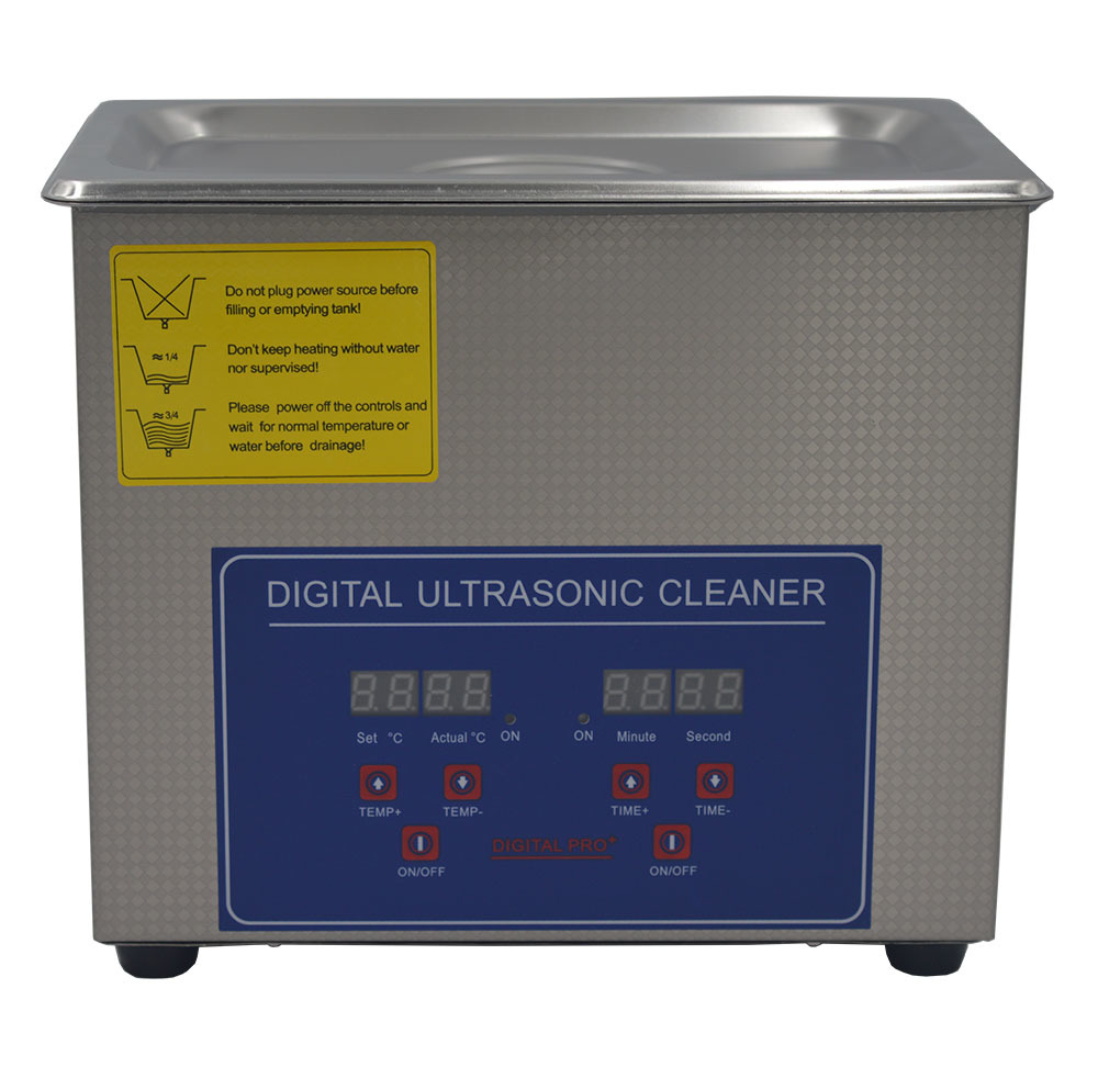デジタル式 3L/40kHz 超音波洗浄機】 タイマー/ヒーター/小型洗浄器