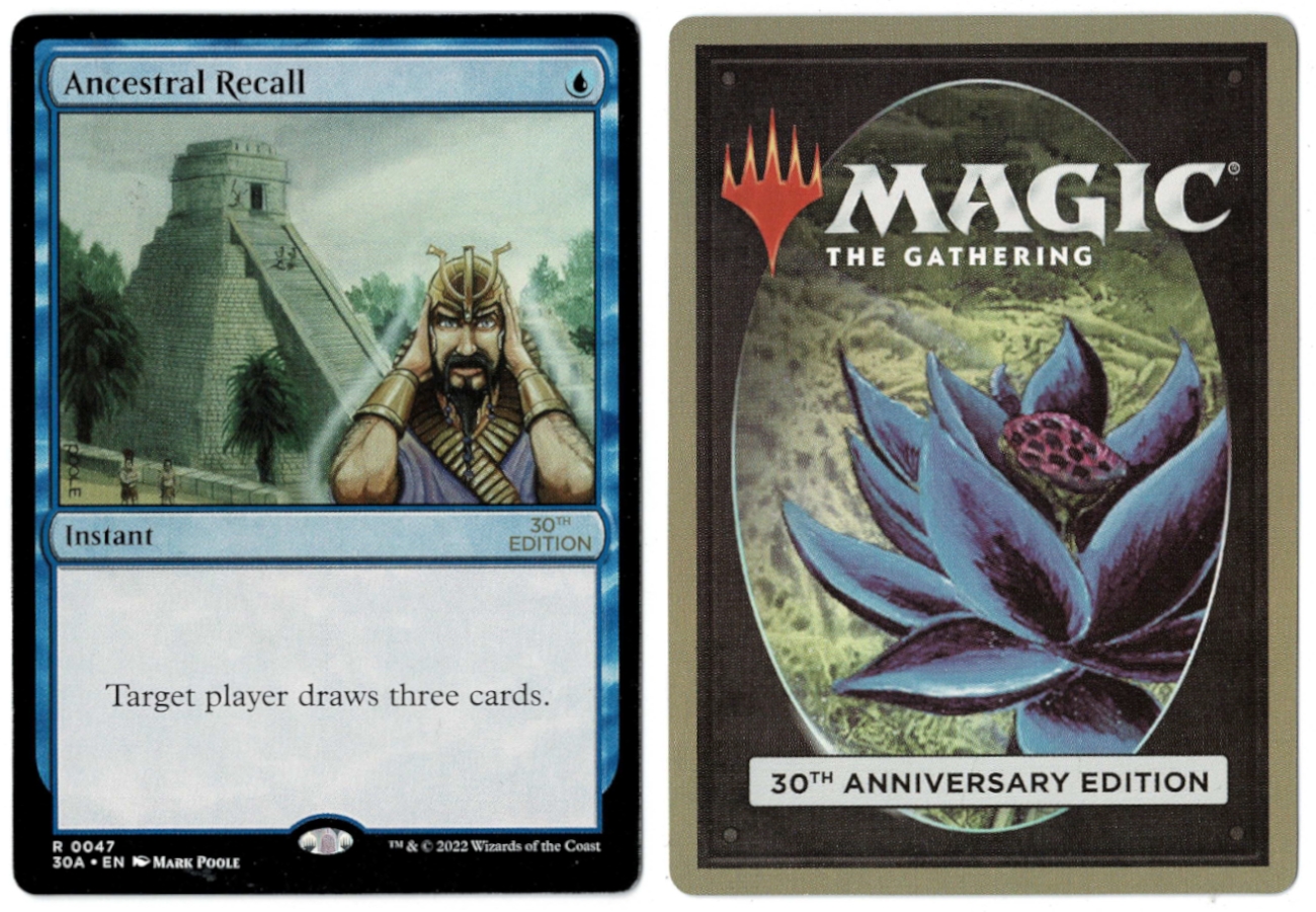 Ancestral Recall Magic the Gathering Proxy