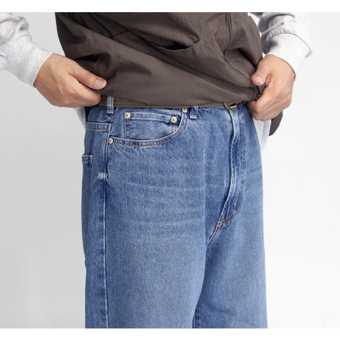 NEEDBY heritage ニードバイヘリテージ TONY ルーズテーパード デニム