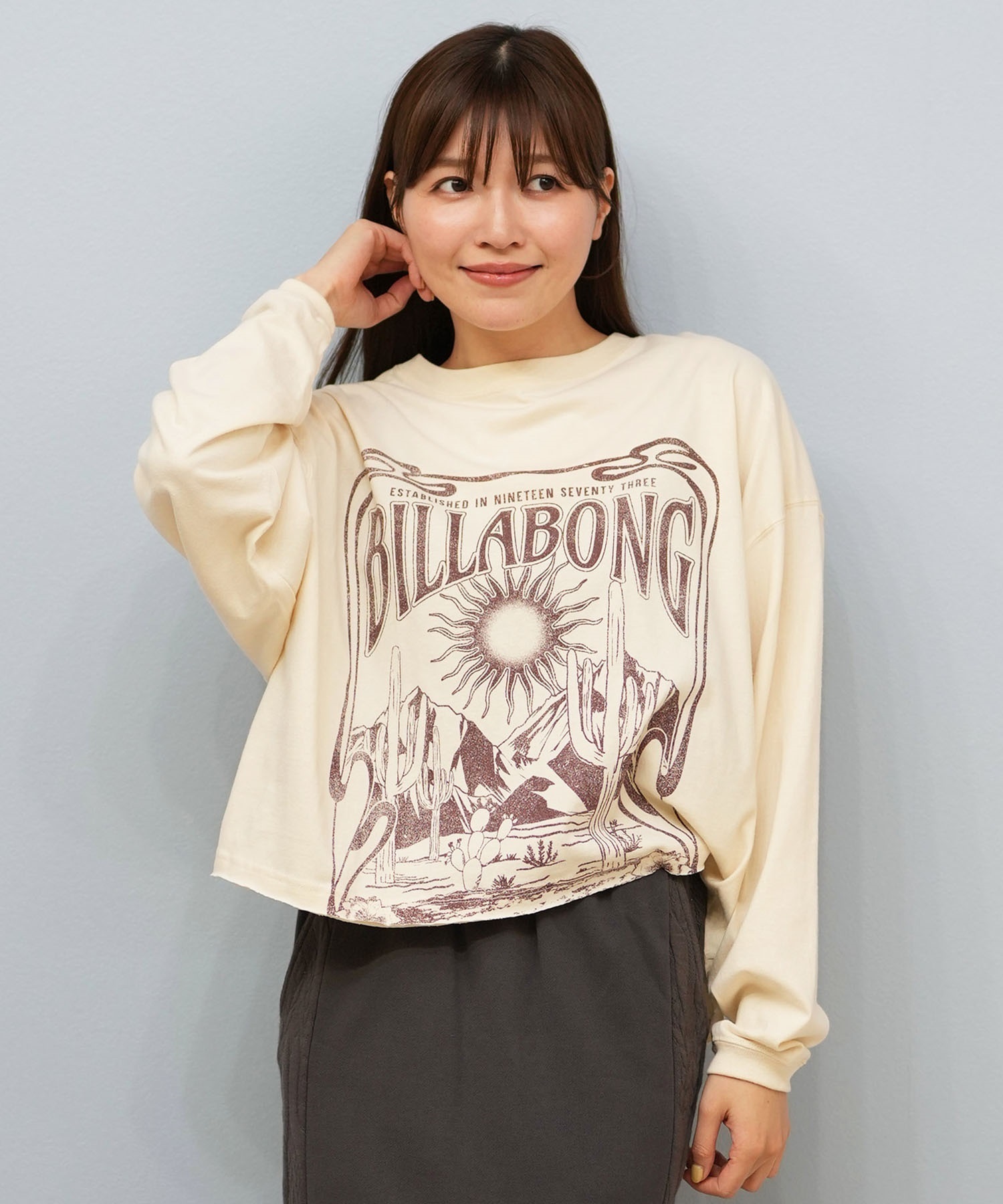 BILLABONG ビラボン 長袖 Tシャツ ロンT レディース DESERT WANDERING