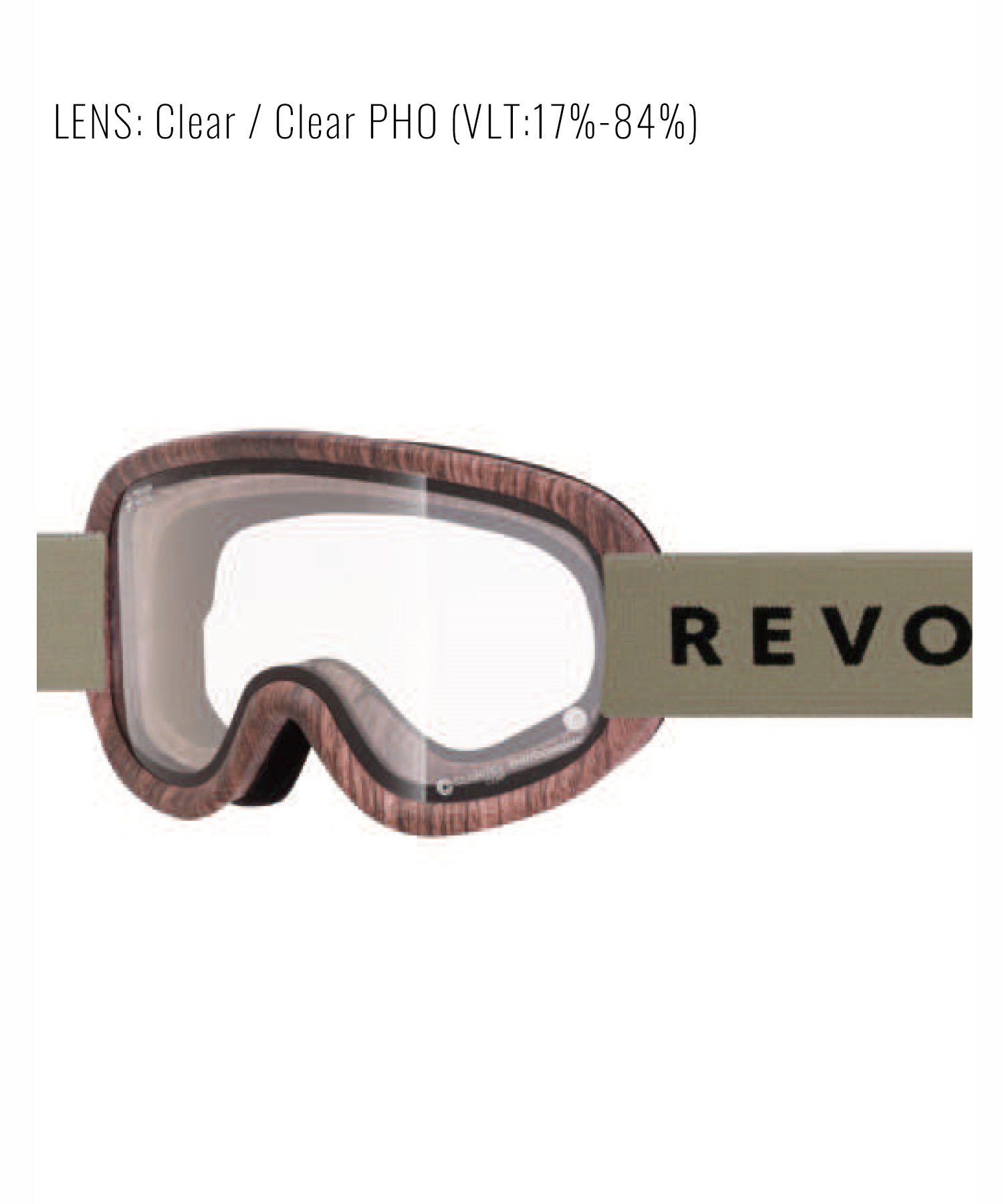 REVOLT リボルト SUPER LIGHT FRAME R25PIN 調光レンズ 平面レンズ