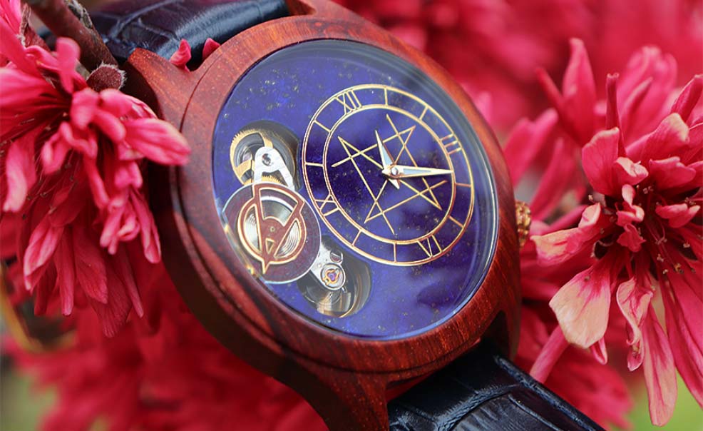 NOZマガジン 天然石×天然木 唯一無二の美しい模様の腕時計「NOZ」