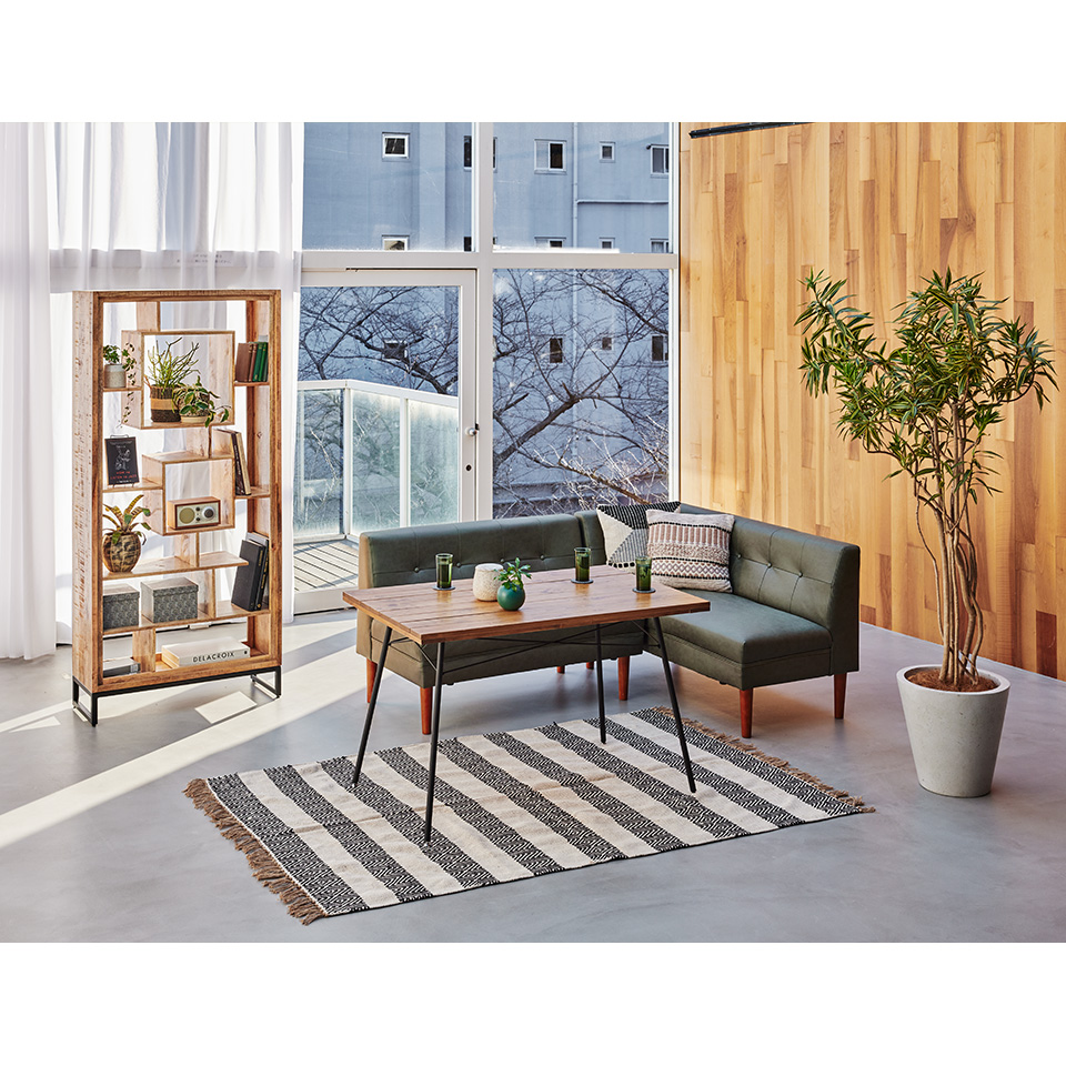 ダイニングテーブルBF8168-1【送料無料】 ナチュラル／ブラック | NOCE