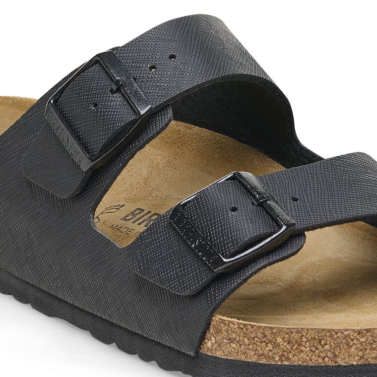 1026437 Arizona Birko-Flor Saffiano Black – Naturally Birkenstock