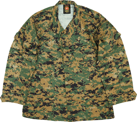 USMC/海兵隊用 MAR-PAT迷彩服 DIGITAL CAMO ミリタリーショップ 革