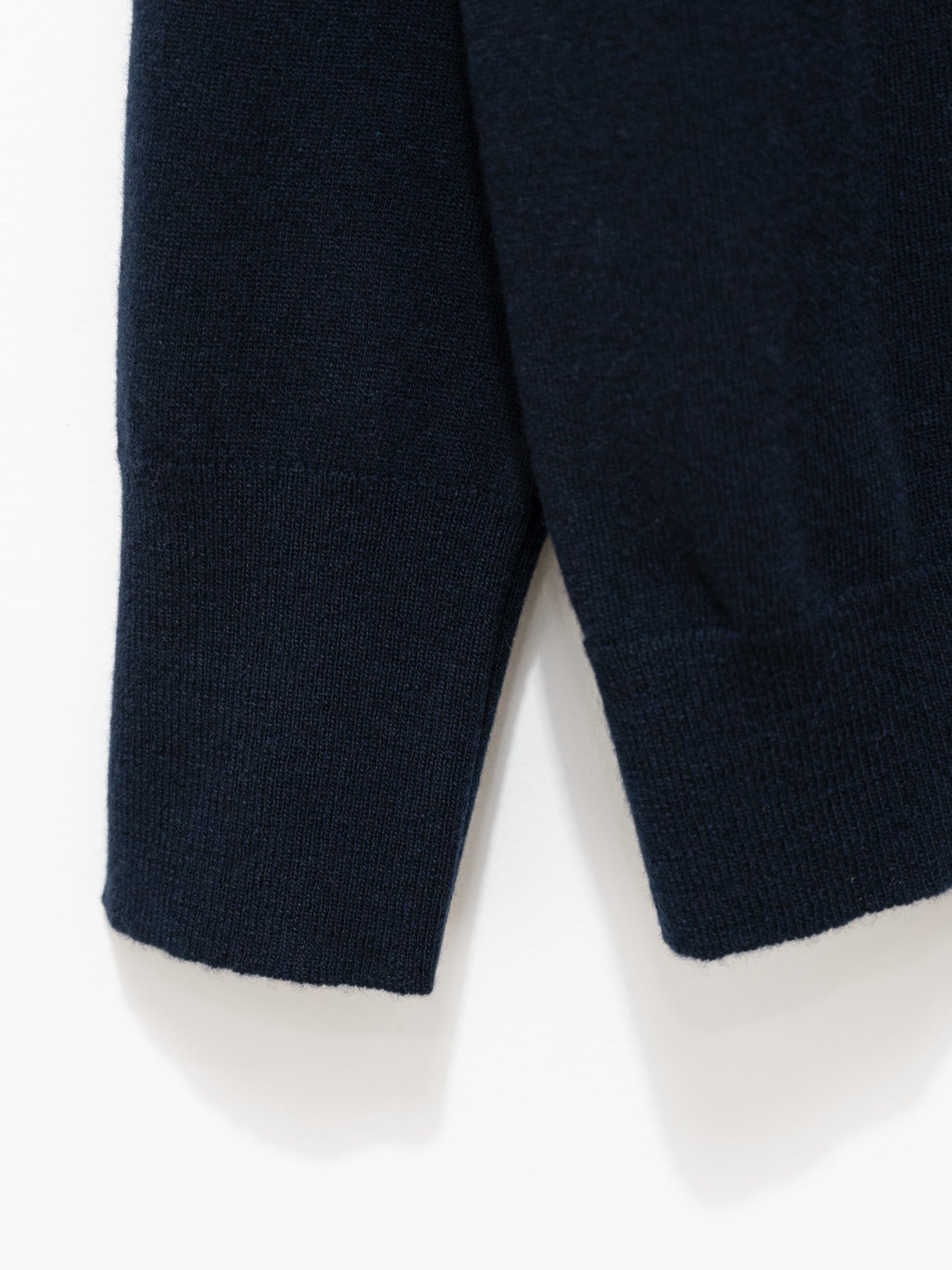 Namu Shop - Studio Nicholson Rall Lambswool Cardigan - Darkest Navy
