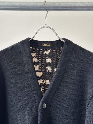 KAPITAL (キャピタル) 5G ウール BONEショートカーディガンブラック