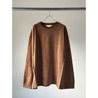 ANCELLM（アンセルム） UNEVENNESS LS T-SHIRT(BROWN) s.t.c｜洋服