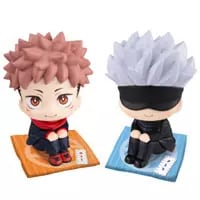 買取】るかっぷ 呪術廻戦 虎杖悠仁＆五条悟セット【限定特典 座布団