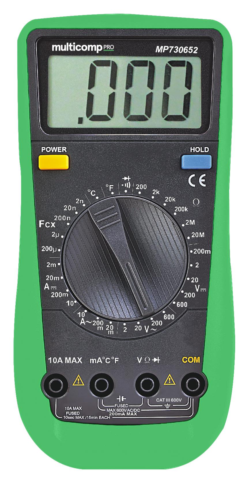 MP730652 MULTICOMP PRO, DIGITAL MULTIMETER, HH, TRMS | Newark