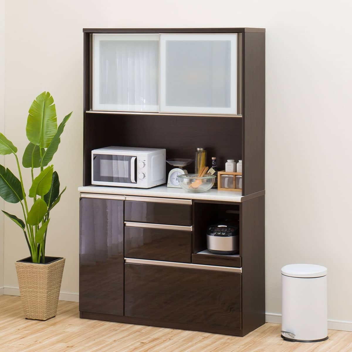 キッチンボード (アルミナ2 120KB DBR) | ニトリネット【公式】 家具