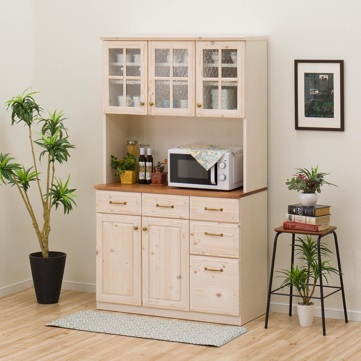 キッチンボード (シナモ105 WH) | ニトリネット【公式】 家具