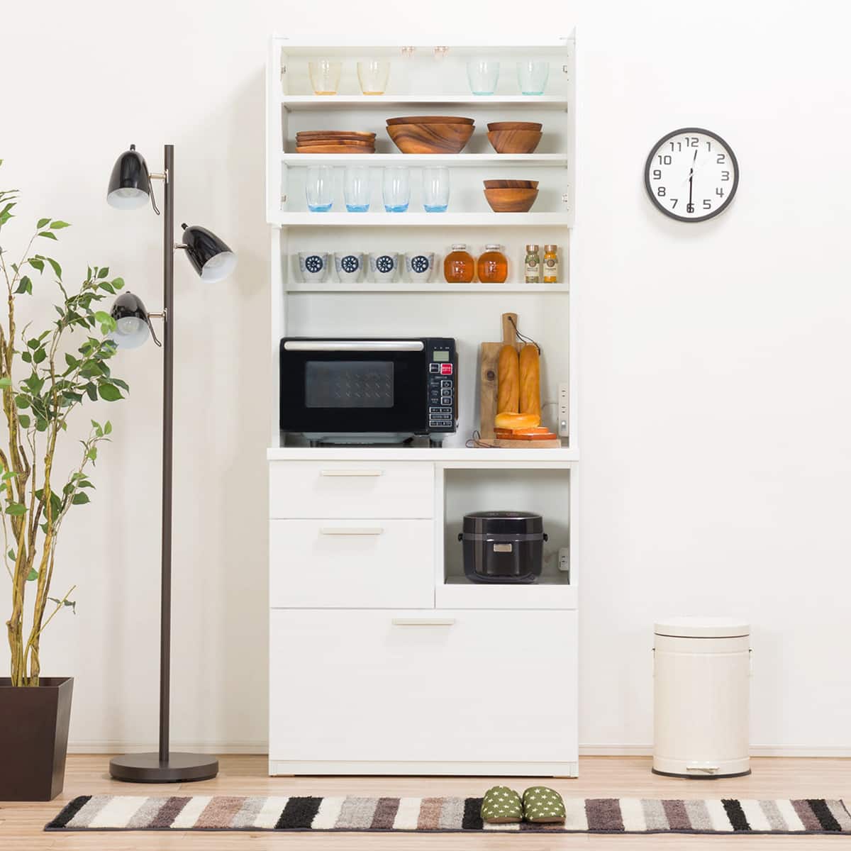 キッチンボード (ソレル 80KB WH) | ニトリネット【公式】 家具