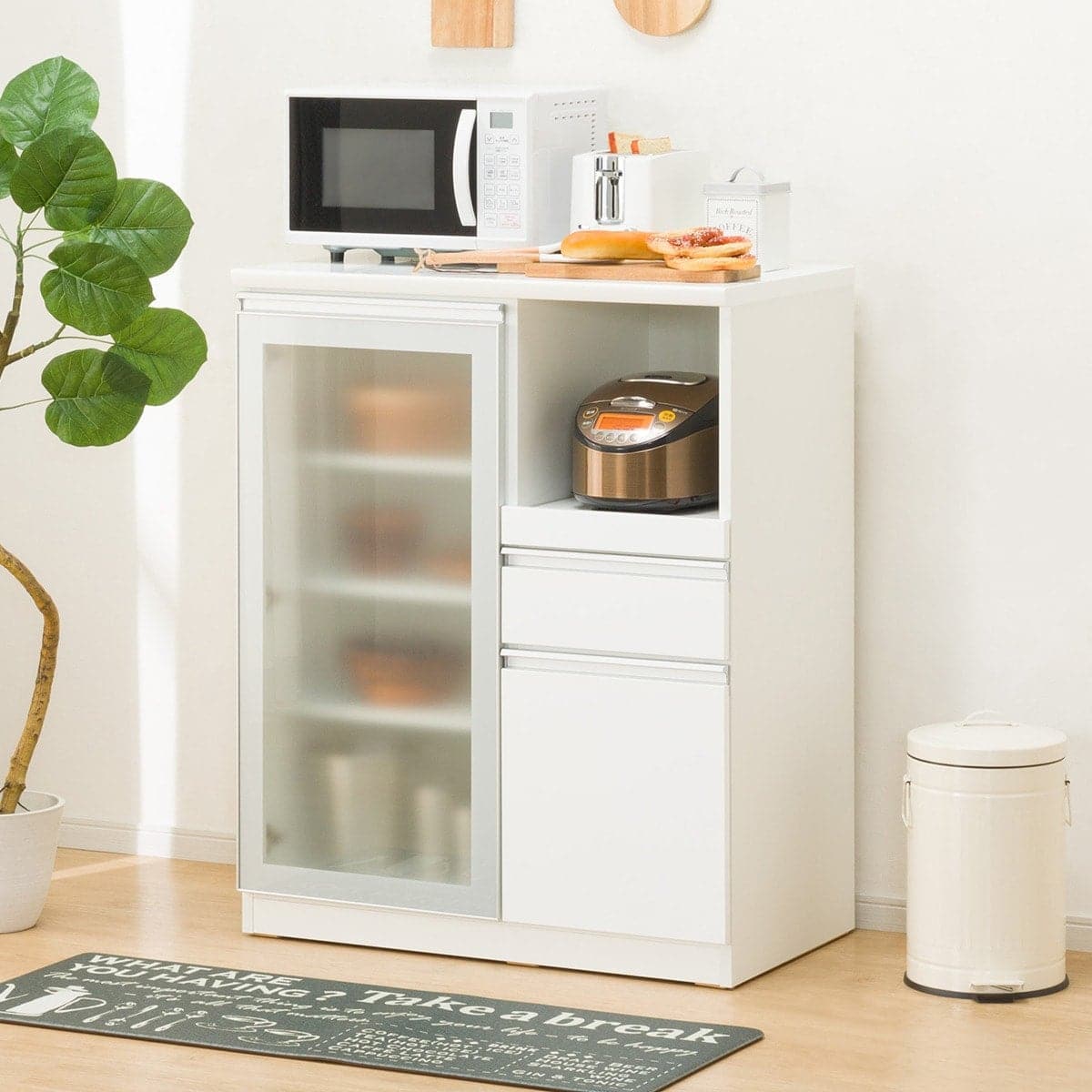 キッチンカウンターMRB(レジュームLE 90 WH) | ニトリネット【公式